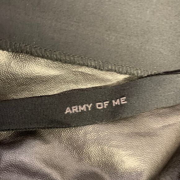 ARMY OF ME Size L SS20 Black Cotton Polyester Drop Crotch Casual Pants - Picture 4 of 6